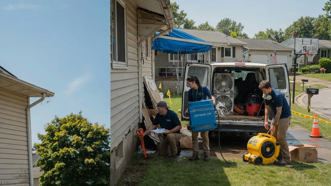 Ceiling Leak Cleanup in Hortonville, NY near me